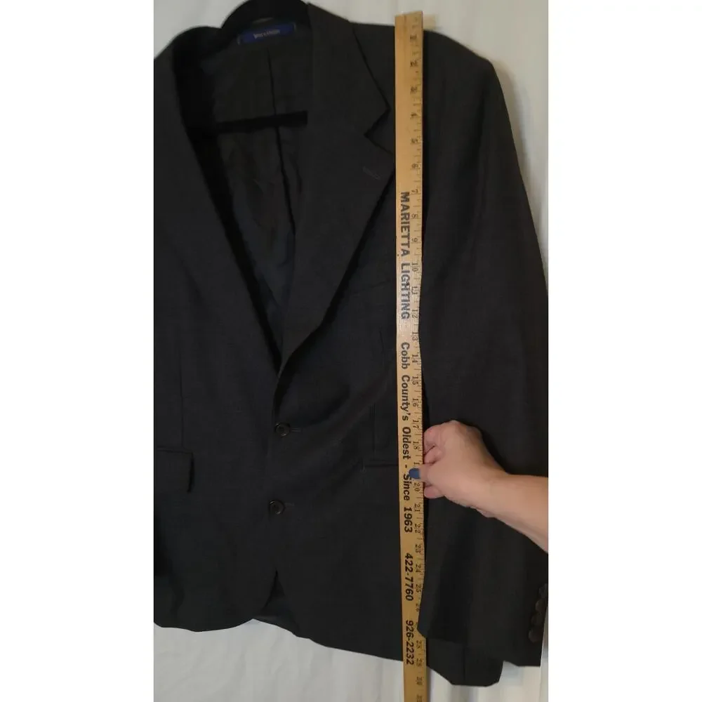 Polo University Club By Ralph Lauren 100% Wool Sport Coat Mens 40R Blazer Jacket